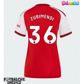 Arsenal Martin Zubimendi #36 Dámské Domácí Dres 2026-27 Krátký Rukáv Arsenal Martin Zubimendi #36 Dámské Domácí Dres 2026-27 Krátký Rukáv